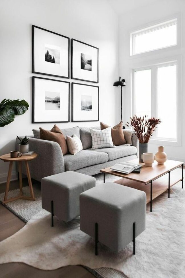 Monochrome Modernism with Clean Lines
