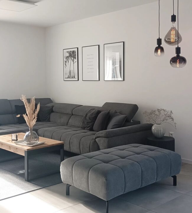 Chic Grey Sofa for Modern Living Spaces