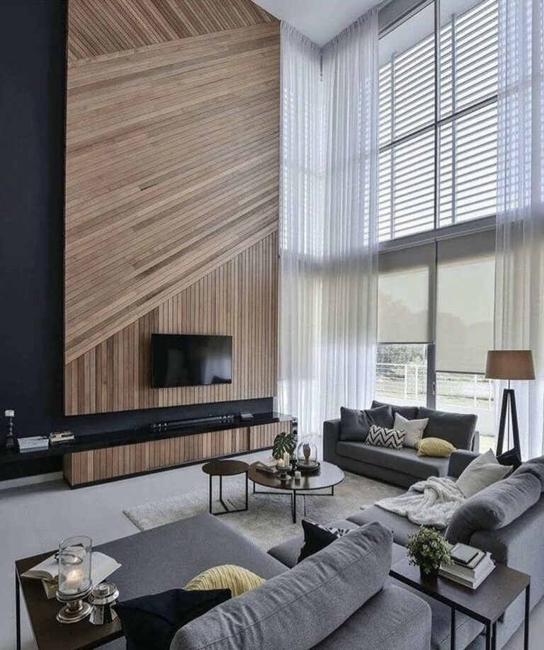 View of 32 Decorating Ideas for High Ceilings to Enhance Your Space - Homee Bee