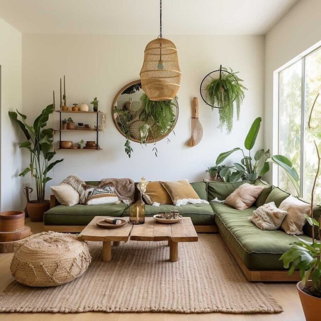 Bohemian Style Infused with Nature's Touch