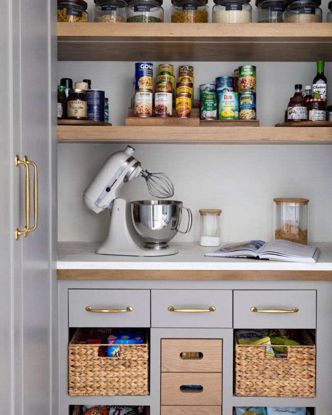 Under-Counter Pantry in a Sleek Design