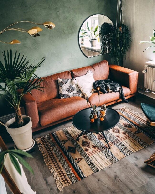 Mid-Century Meets Bohemian Style Fusion