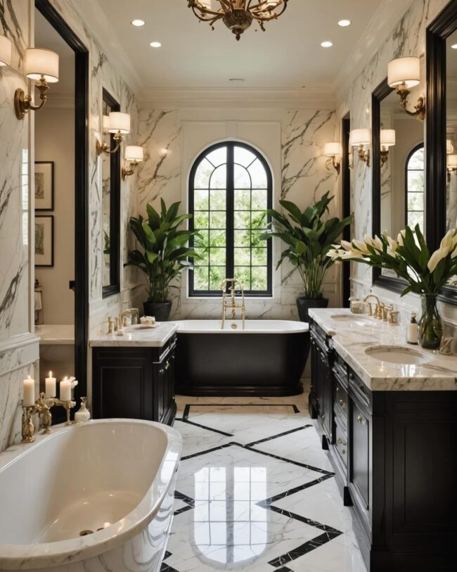 Timeless Black and White Sophistication