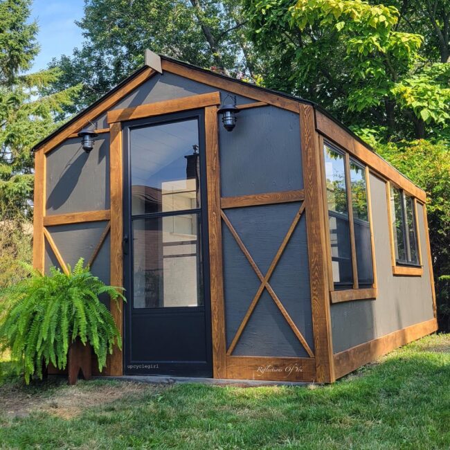 Rustic Industrial Shed with Timber Structure