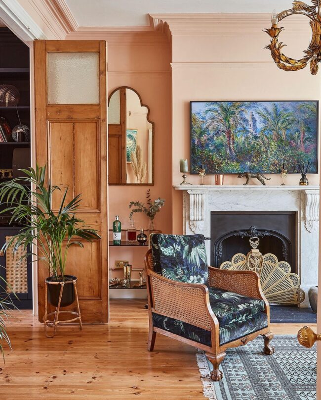 Peachy Patterns in Victorian Design