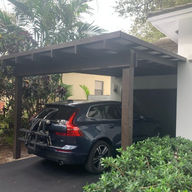Compact Urban Modern Carport