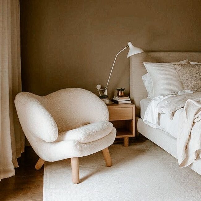Mid-Century Modern Warmth and Wood Elements