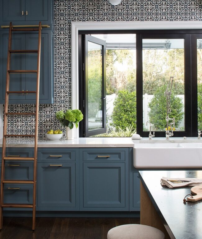 Navy Patterns Infused with Stylish Sophistication