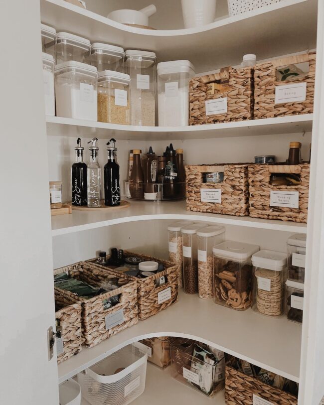 Bright Pantry with Natural Light