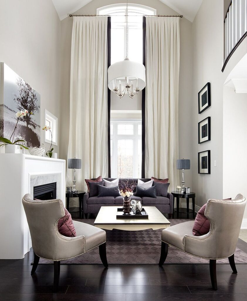 32 Decorating Ideas for High Ceilings to Enhance Your Space - Homee Bee - Unique Apartment Decorating Ideas For A High Ceiling Space