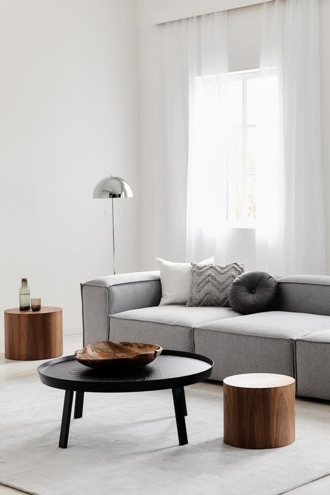 Scandinavian Style: Light Grey Sofa Appeal