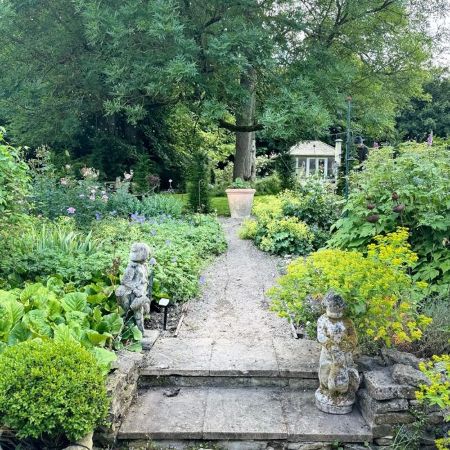 Peaceful Journey Through a Garden Oasis