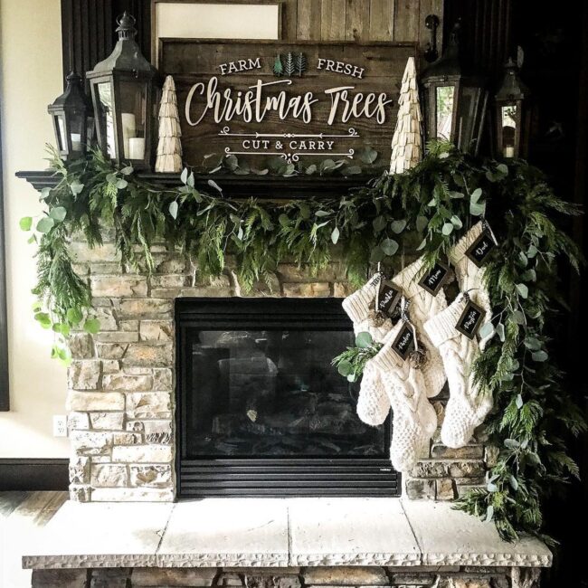 A Rustic Christmas with a Fresh Spin