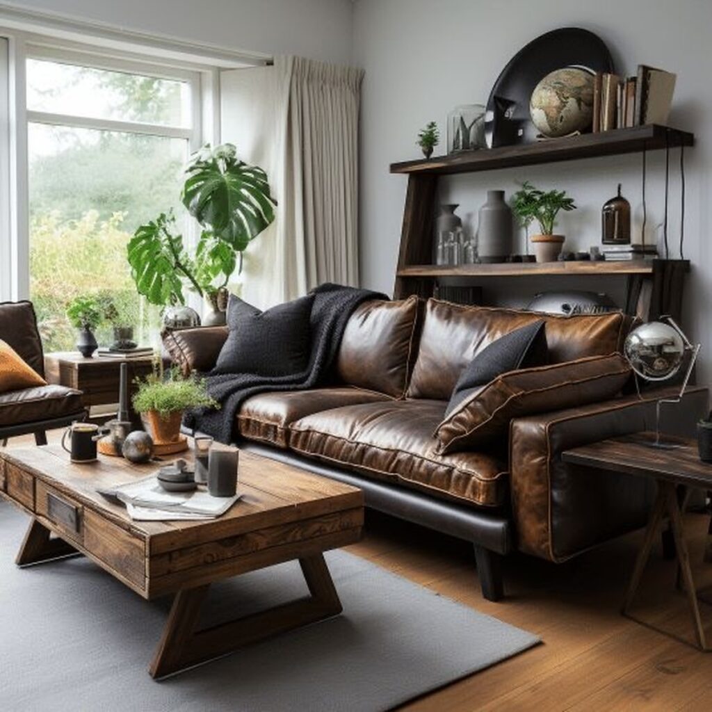 31 Cozy Living Room Ideas with Dark Brown Sofas for a Warm Look - Homee Bee