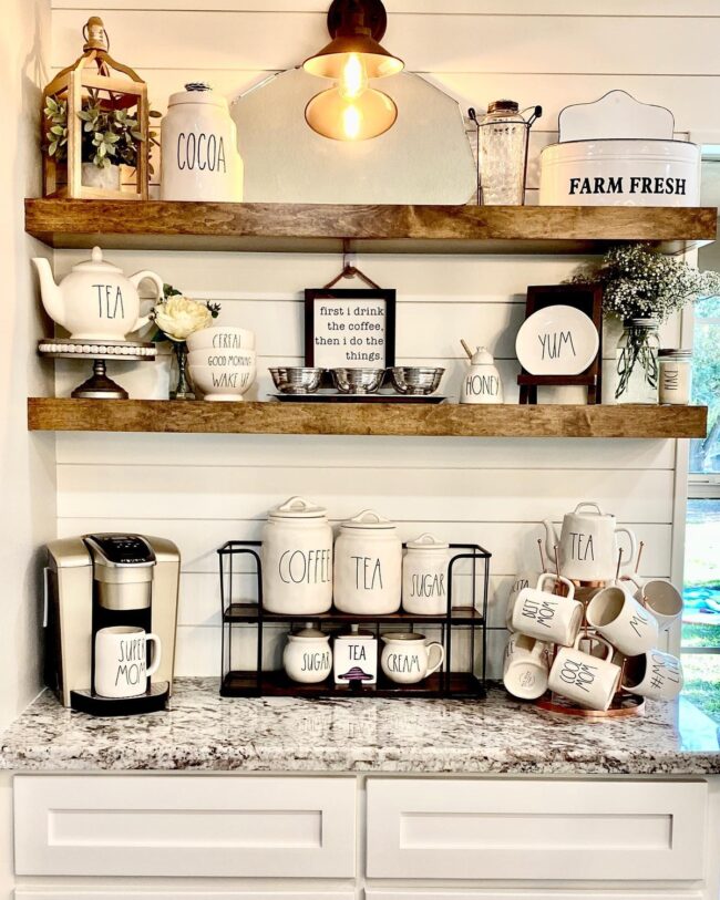 Charming Rustic Coffee Space Design