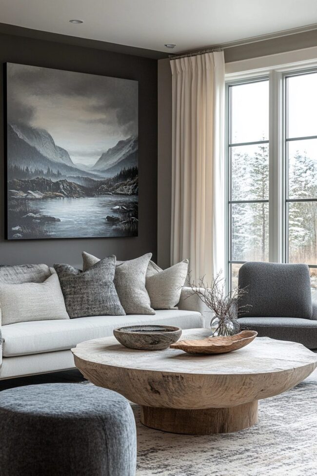 Rustic Charm with Warm Wood Accents