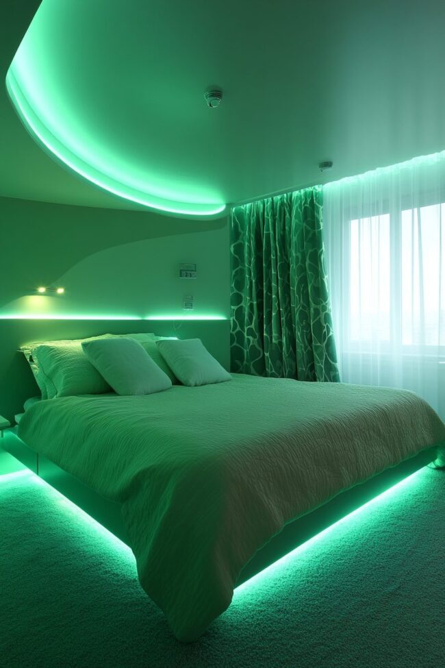 Dynamic Neon Green Power Sphere