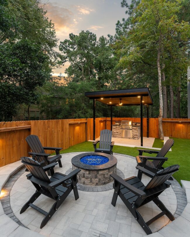 Chic Appeal of a Glass Fire Pit