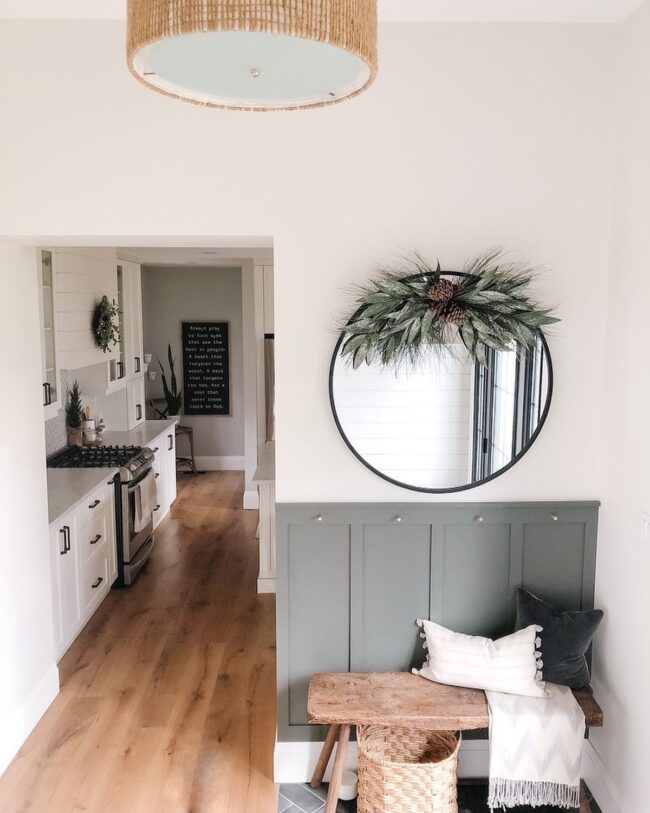 A Welcoming Wreath for the Entryway