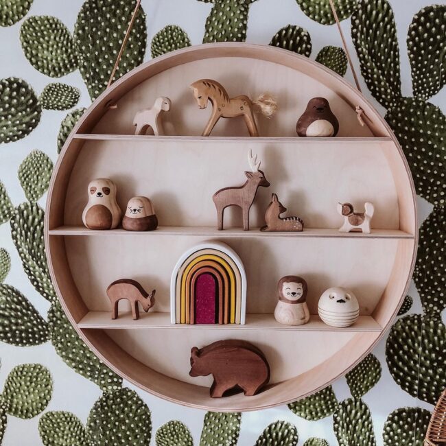 Circular Shelves of Natural Treasures