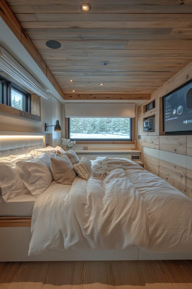Futuristic Technology-Focused Bedroom Design